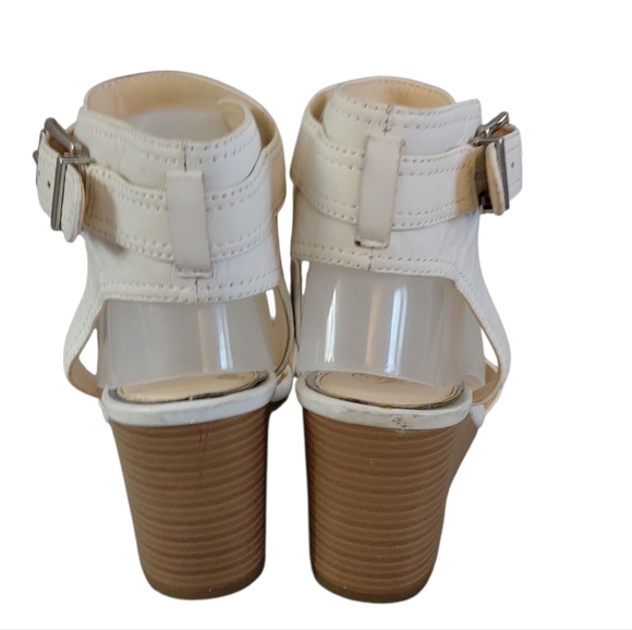 Jessica Simpson White Wedge Sandals  Cristabel Sandals Size 9.5 - Picture 6 of 12